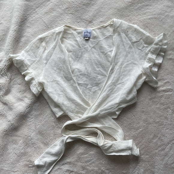 Princess polly tie/wrap top - Picture 3 of 3